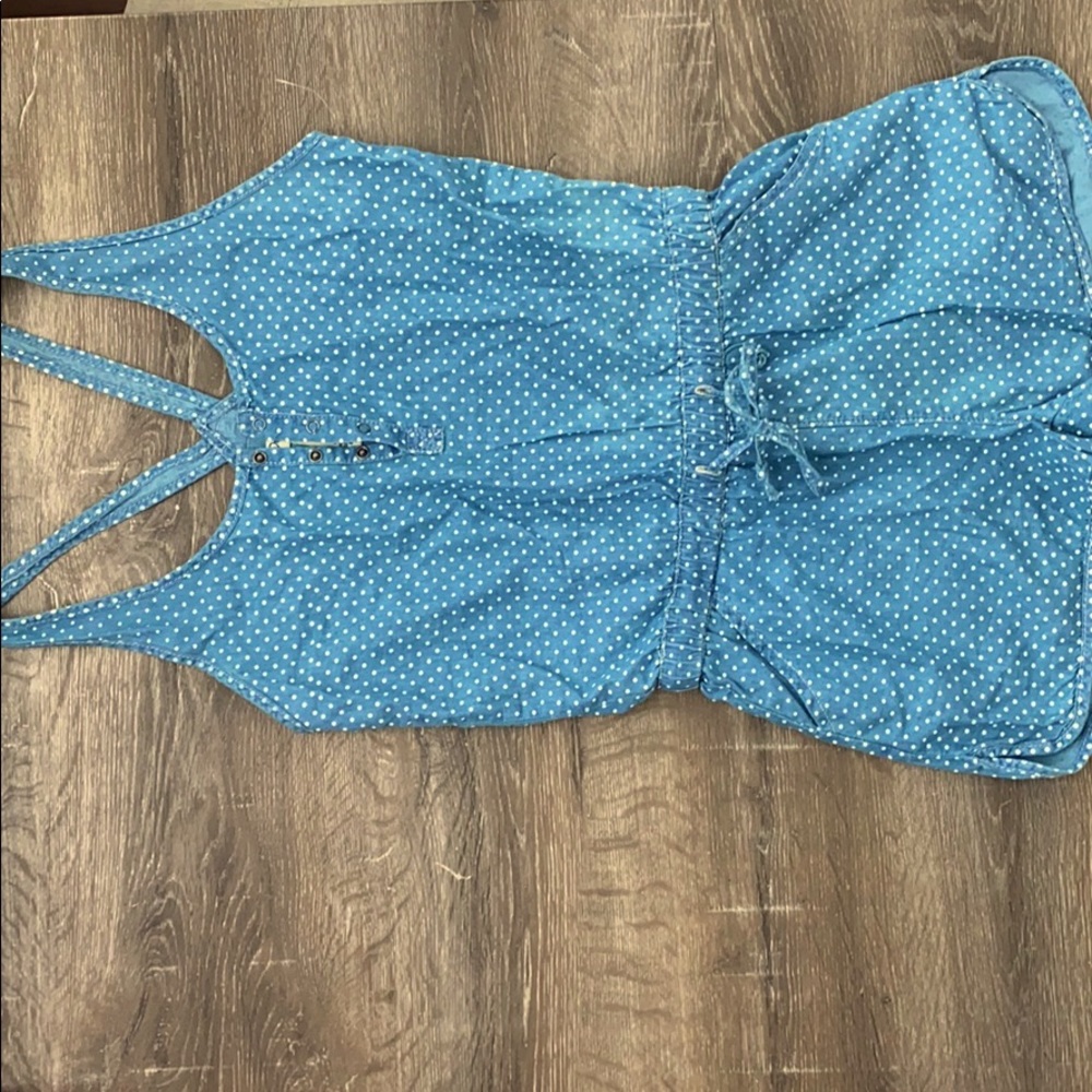 Denim romper